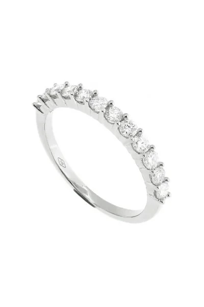Δαχτυλίδι Λευκόχρυσο 18Κ Διαμάντι Σειρέ 0.49Ct