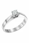 Μονόπετρο Λευκόχρυσο 18Κ Διαμάντι 0.20ct