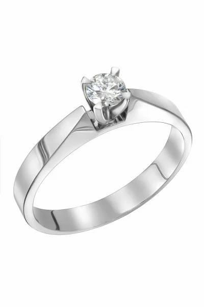 Μονόπετρο Λευκόχρυσο 18Κ Διαμάντι 0.20ct