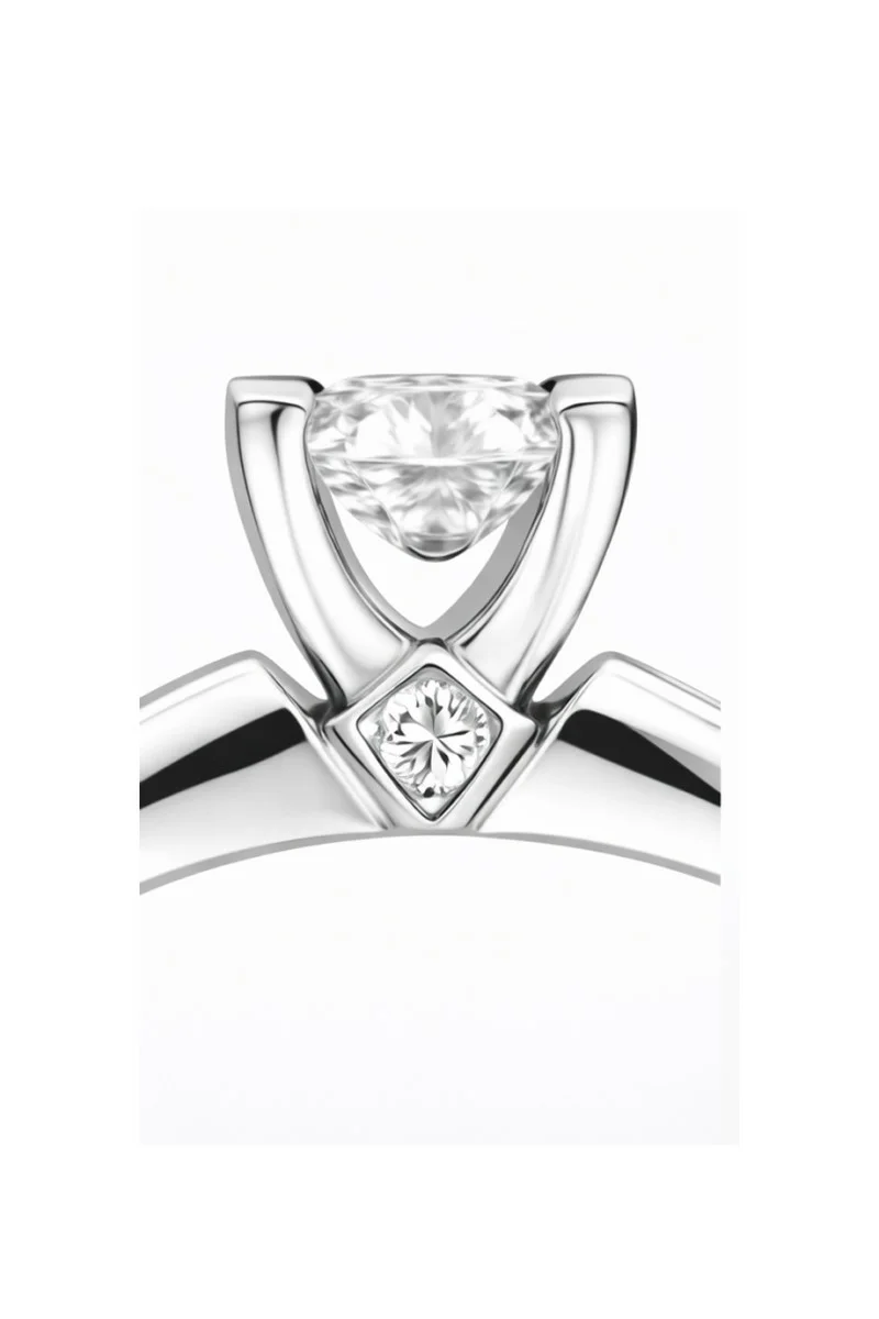 Μονόπετρο Λευκόχρυσο 18Κ Διαμάντι 0.17ct