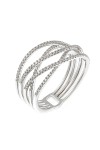 Δαχτυλίδι Λευκόχρυσο 18Κ Διαμάντι Σειρέ 0.38Ct