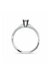 Δαχτυλίδι Λευκόχρυσο 18Κ Διαμάντι Pave 0.04ct
