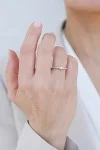 Δαχτυλίδι Λευκόχρυσο 18Κ Μονόπετρο 0.25ct