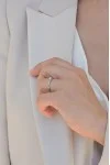 Μονόπετρο Λευκόχρυσο 18Κ Διαμάντι 0.13ct
