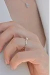 Μονόπετρο Λευκόχρυσο 18Κ Διαμάντι 0.13ct