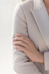 Μονόπετρο Λευκόχρυσο 18Κ Διαμάντι 0.10ct