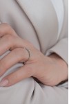 Δαχτυλίδι Λευκόχρυσο 18Κ Διαμάντι Σειρέ 0.35Ct
