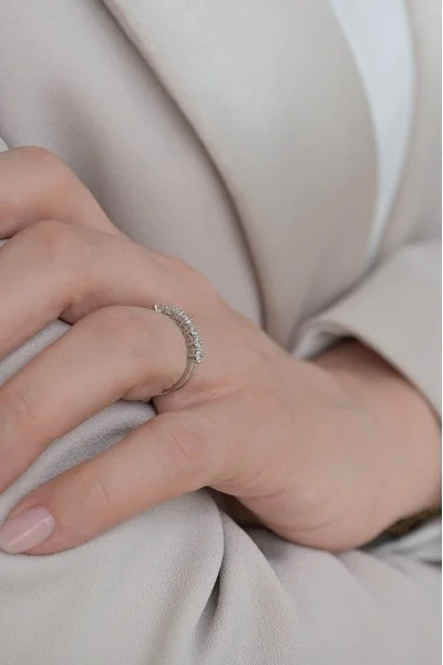 Δαχτυλίδι Λευκόχρυσο 18Κ Διαμάντι Σειρέ 0.35Ct