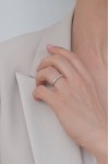 Δαχτυλίδι Λευκόχρυσο 18Κ Διαμάντι Σειρέ 0.35Ct