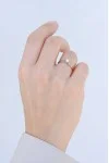 Μονόπετρο Φλόγα Λευκόχρυσο 18Κ Διαμάντι GIA 0.20ct