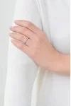 Δαχτυλίδι Λευκόχρυσο 18Κ Διαμάντι Σειρέ 0.23Ct