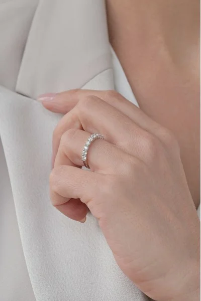Δαχτυλίδι Λευκόχρυσο 18Κ Διαμάντι Σειρέ 0.94Ct