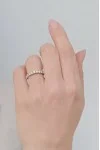 Δαχτυλίδι Λευκόχρυσο 18Κ Διαμάντι Σειρέ 0.94Ct