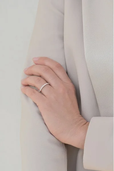 Δαχτυλίδι Λευκόχρυσο 18Κ Διαμάντι Σειρέ 0.49Ct