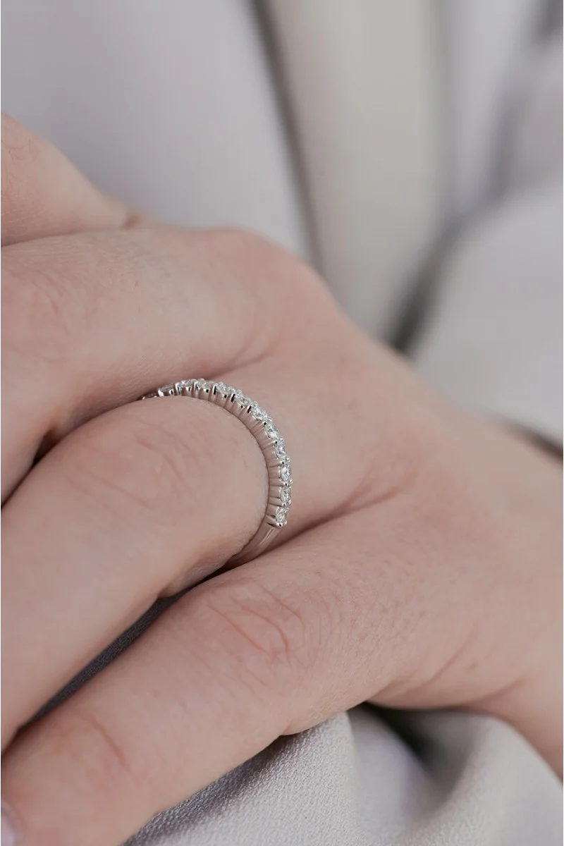 Δαχτυλίδι Λευκόχρυσο 18Κ Διαμάντι Σειρέ 0.49Ct
