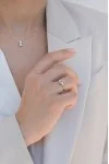 Δαχτυλίδι Λευκόχρυσο 18Κ Διαμάντι Aquamarine 0.96 Ct