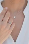 Δαχτυλίδι Λευκόχρυσο 18Κ Διαμάντι Aquamarine 0.96 Ct