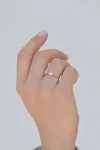 Μονόπετρο Λευκόχρυσο 18Κ Διαμάντι 0.15ct