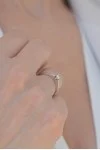Μονόπετρο Λευκόχρυσο 18Κ Διαμάντι 0.15ct