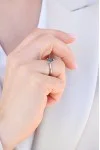 Δαχτυλίδι Μονόπετρο Λευκόχρυσο 18Κ London Blue 1.18Ct