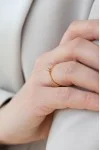 Δαχτυλίδι Ροζ Χρυσό 18Κ Διαμάντι Φλόγα 0.06ct