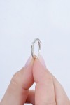 Δαχτυλίδι Λευκόχρυσο 18Κ Διαμάντι Σειρέ 0.20Ct