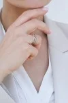Δαχτυλίδι Λευκόχρυσο 18Κ Διαμάντι Σειρέ 0.38Ct