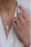 Δαχτυλίδι Λευκόχρυσο 18Κ Διαμάντι Pave 0.22ct