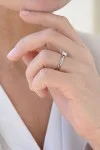 Μονόπετρο Λευκόχρυσο 18Κ Διαμάντι GIA 0.32ct