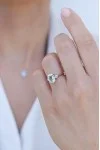 Δαχτυλίδι Λευκόχρυσο 18Κ Διαμάντι Aquamarine 2.27Ct