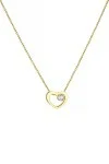 Κολιέ Xρυσό 18Κ Καρδιά 0.01Ct
