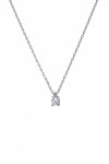 Κολιέ Λευκόχρυσο 18Κ Brillant Καλαθάκι Τετράγωνο 0.16ct