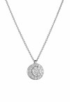 Κολιέ Λευκόχρυσο 18Κ Pave Brillant 0.08Ct