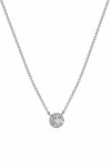 Κολιέ Λευκόχρυσο 18Κ Pave Brillant 0.07Ct