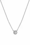 Κολιέ Λευκόχρυσο 18Κ Pave Brillant 0.07Ct