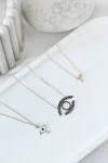 Κολιέ Ροζ Χρυσό 18Κ Elite Bubbles 0.07Ct