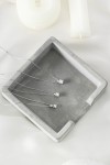 Κολιέ Λευκόχρυσο 18Κ Brillant Καλαθάκι Τετράγωνο 0.16ct