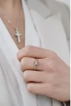 Δαχτυλίδι Λευκόχρυσο 18Κ Διαμάντι 0.17ct