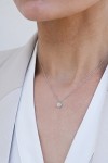 Κολιέ Λευκόχρυσο 18Κ Pave Brillant 0.08Ct