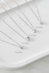 Κολιέ Λευκόχρυσο 18Κ Κύκλος 0.09Ct