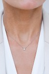 Κολιέ Λευκόχρυσο 18Κ Pave Brillant 0.07Ct