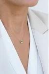 Κολιέ Χρυσό 18Κ Σμαράγδι Brillant 0.39CT