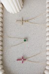 Κολιέ Χρυσό 18Κ Σταυρός με Διαμάντια Brillant 0.16Ct