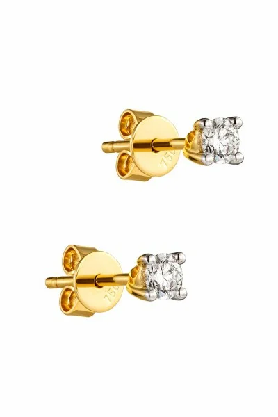 Σκουλαρίκι Χρυσό 18Κ Brillant 0.29ct