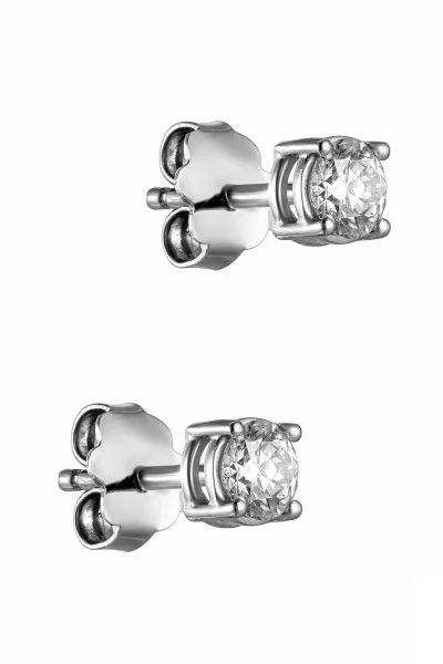 Σκουλαρίκι Λευκόχρυσο 18Κ Brillant 0.58ct