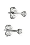Σκουλαρίκι Λευκόχρυσο 18Κ Brillant 0.10ct