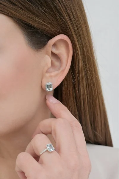 Δαχτυλίδι Λευκόχρυσο 18Κ Διαμάντι Aquamarine 1.04Ct