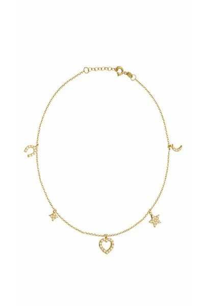 SeeK for Gold 9K FOOT Shiny Charms Chain