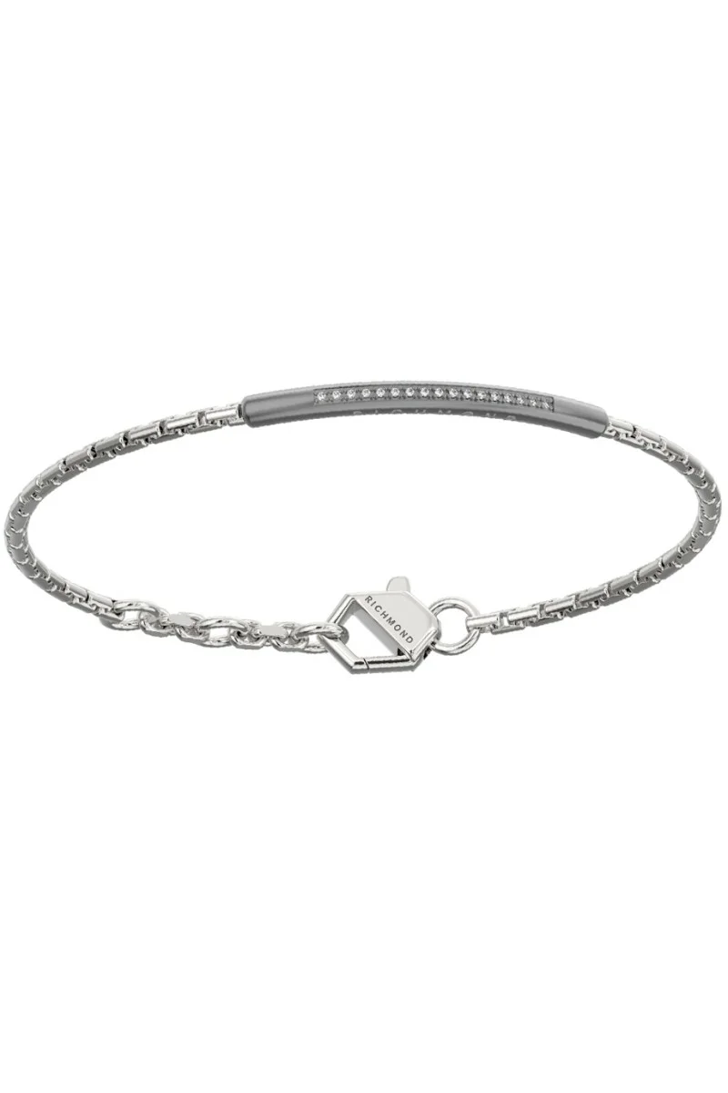 Βραχιόλι Αντρικό JOHN RICHMOND Brillante 0.17ct από Titanium JRCB11WB
