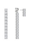 Σκουλαρίκια JOHN RICHMOND Brillante 2.60ct από Titanium JRETE03WW